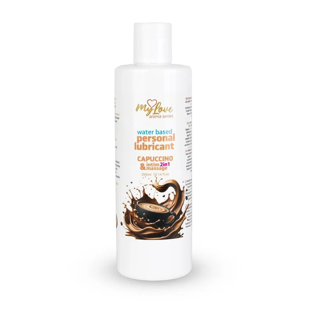 Лубрикант MyLove Aroma Series IntimMassage 2in1 Capuccino, 300 мл