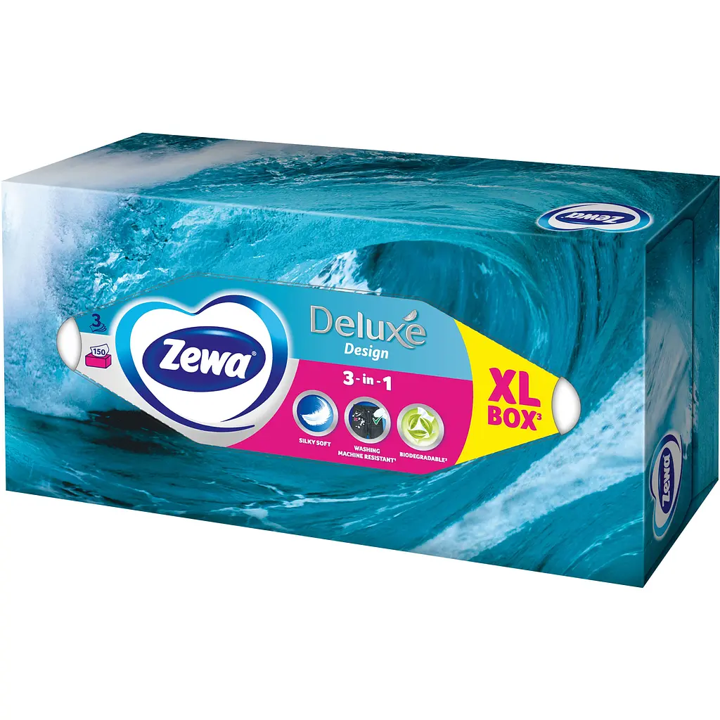 Уцінка. Серветки тришарові Zewa Deluxe 150 шт. (49861) - фото 5