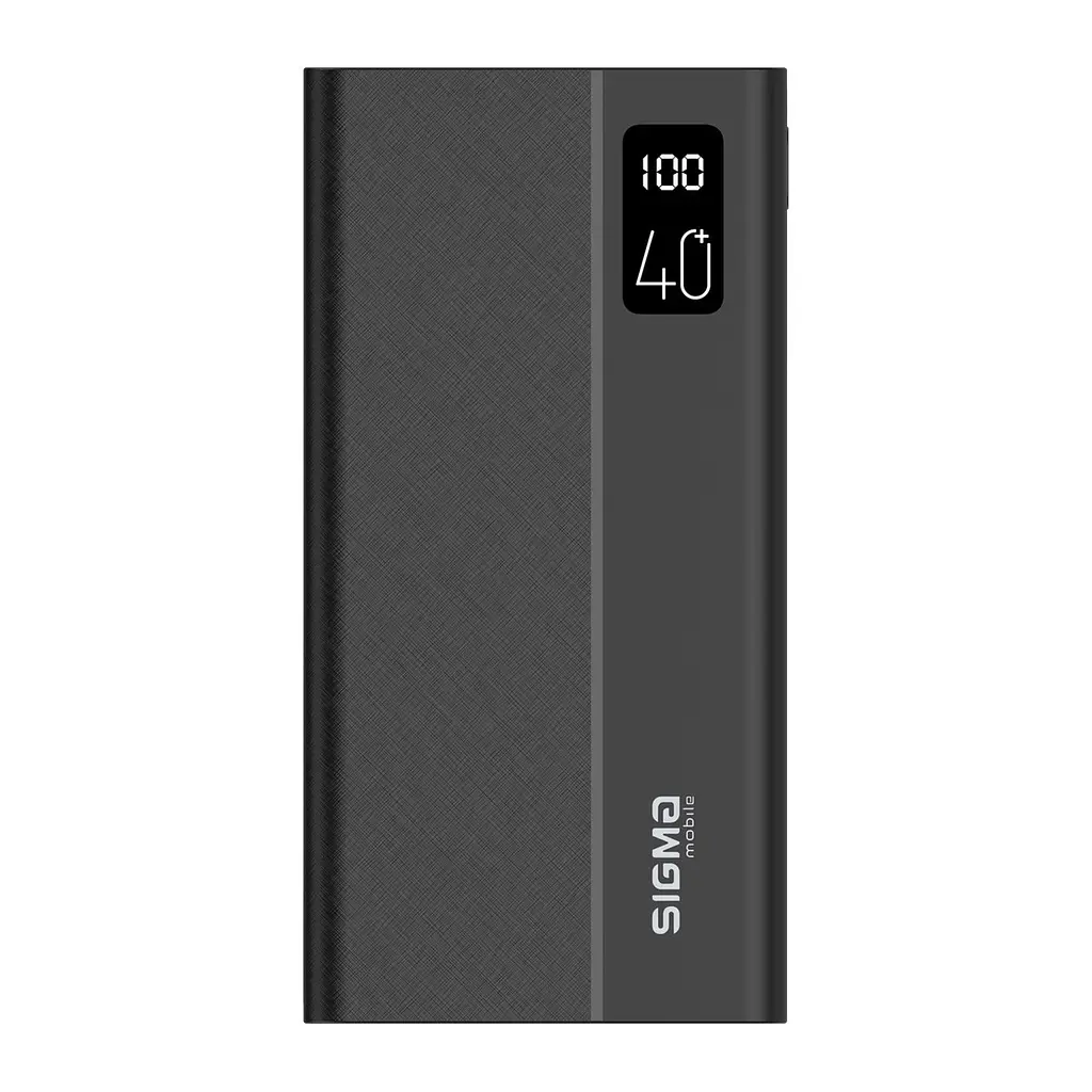 Внешний аккумулятор Sigma X-power SI40A3QL 400000 mAh 4*USB + Type-C LCD - фото 2