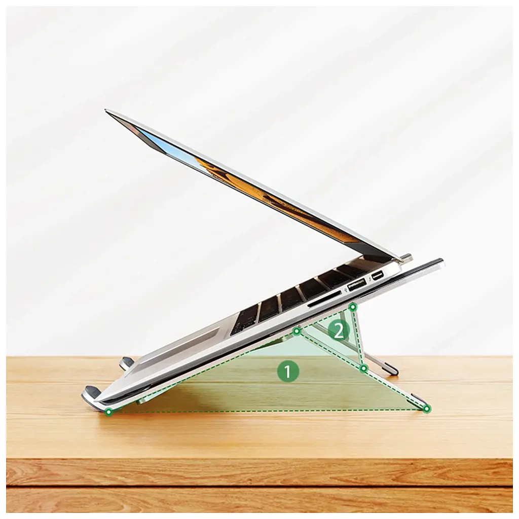 Підставка до ноутбука Ugreen LP451 Foldable Holder for Laptop Silver (40289) - фото 8
