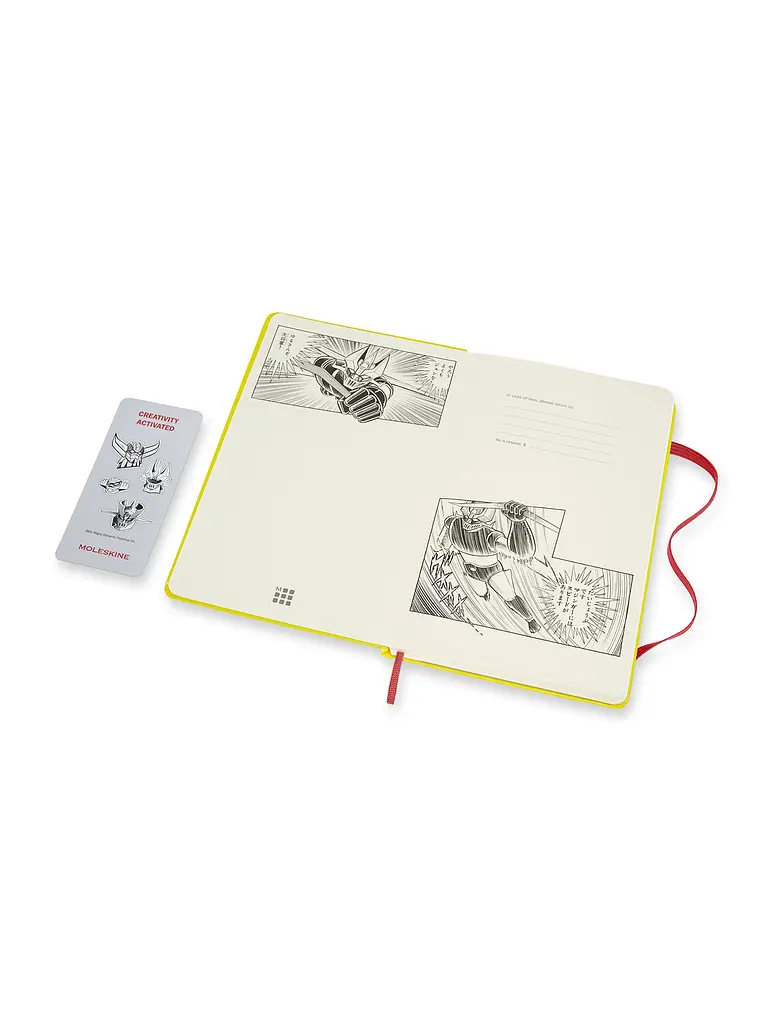 Записник Moleskine Go Nagai Super Robot середній, Лінійка Жовтий (LEGNQP060B) - фото 3