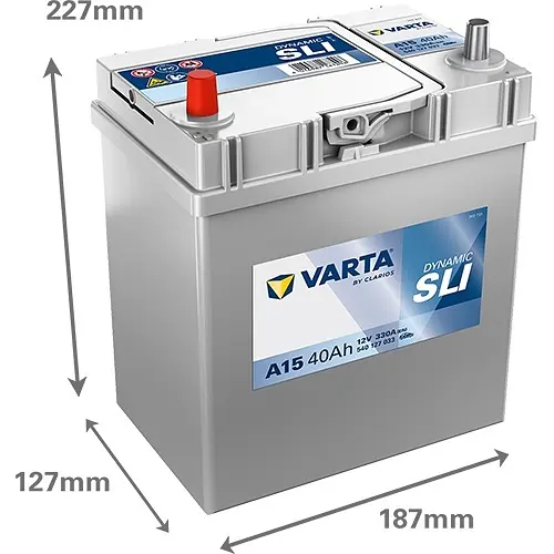 Акумулятор Varta Dynamic SLI 12В 40Аг 330А (EN) L+ (540127033) - фото 3