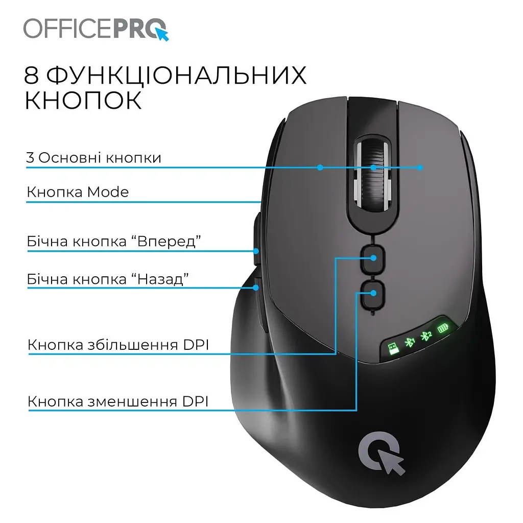 Миша OfficePro M520B (M520B) - фото 10