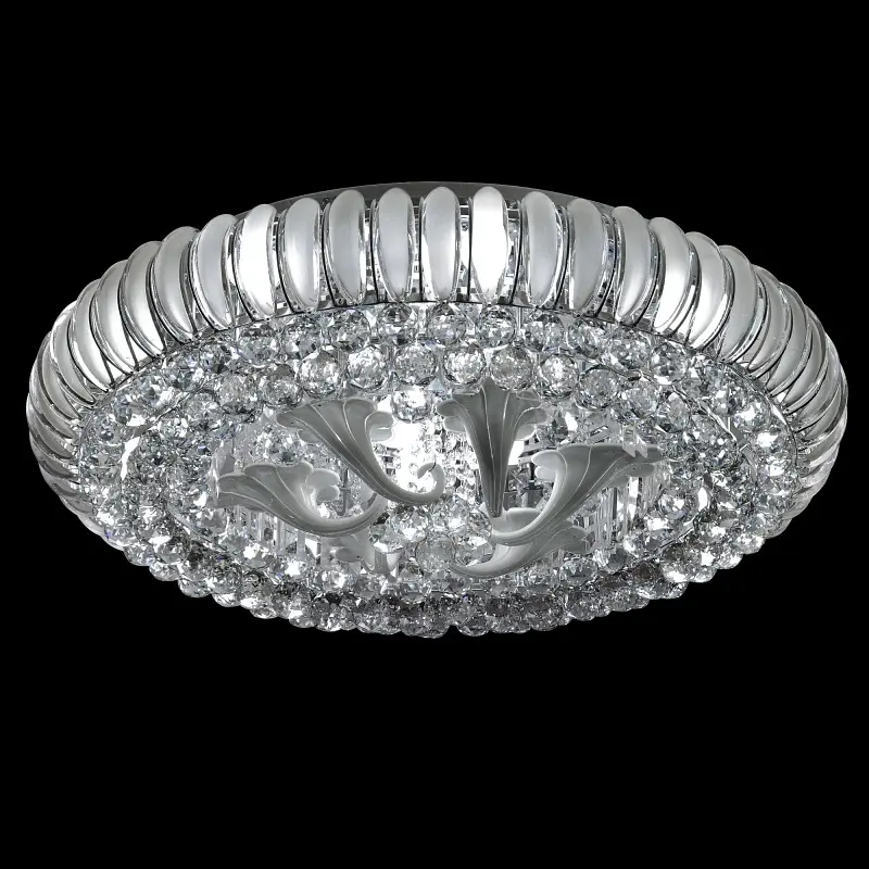 Люстра Brille потолочная торт с подсветкой LED E14 40W CH (BCL-390S/12) - фото 2