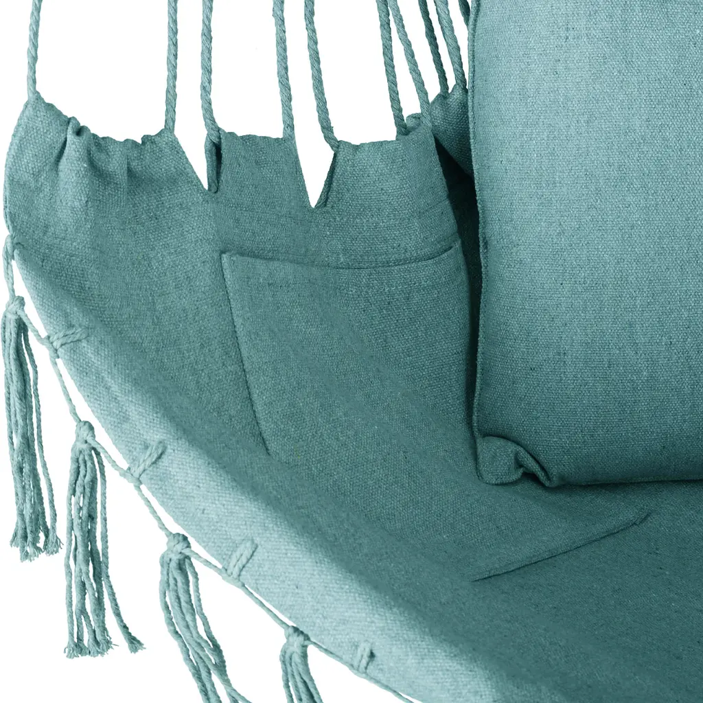 Бразильське крісло - гамак Outtec Boho XXL зелений - фото 7