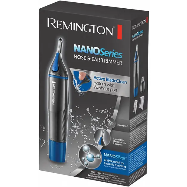 Тример для носа і вух Remington NE3850 сіро-синій (43210570100) - фото 5