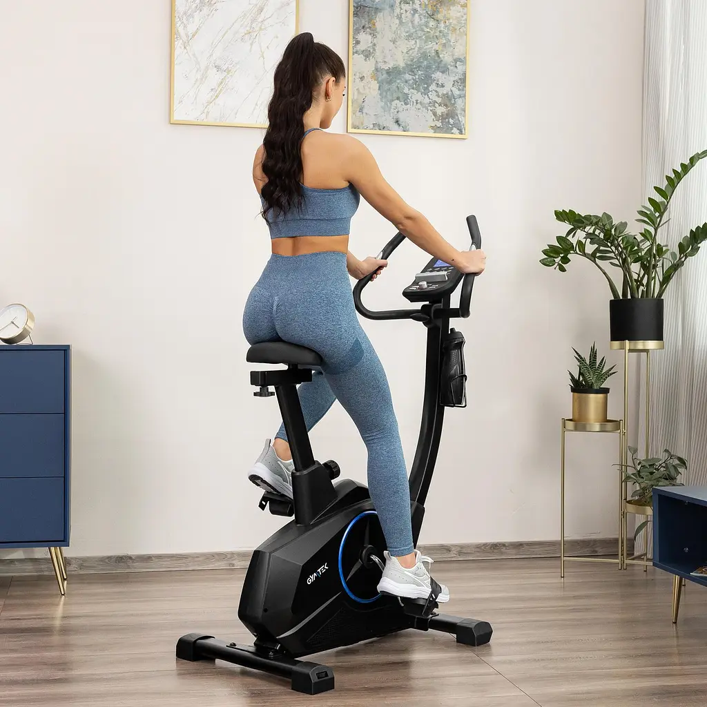 Велотренажер Gymtek XB4000 iConsole+ електромагнітний синій - фото 8