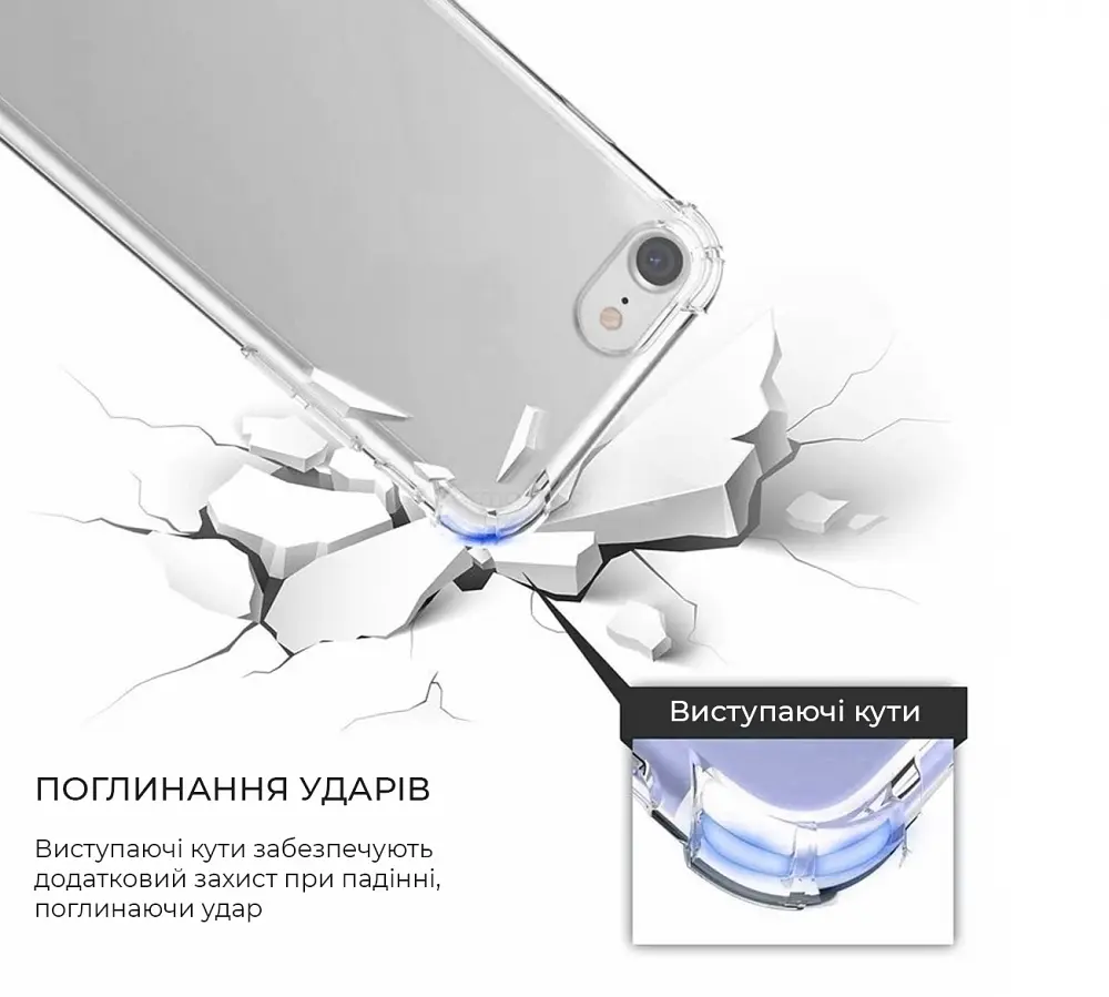 Чохол Armorstandart Air Force Case для Samsung Galaxy A52 A525 [Transparent] [66085] - фото 3