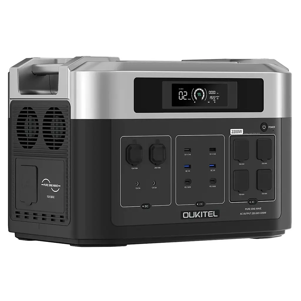 Комплект зарядна станція Oukitel BP2000E 2200Вт з додатковим акумулятором B2000E 4096 Wh - фото 4
