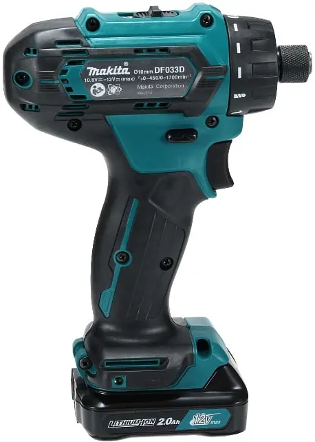 Шуруповерт-дрель Makita DF033DZ аккумулятор 10.8В CXT 0-450/0-1700 об/мин 30/14 Нм 0.8 кг - фото 4