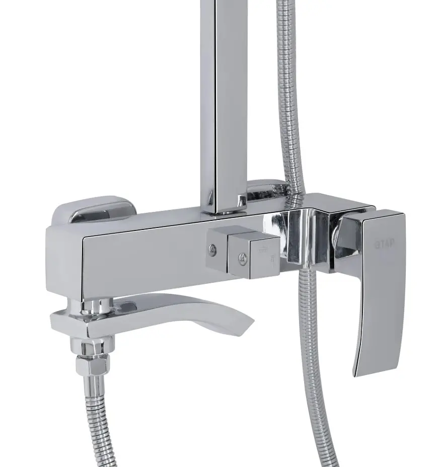 Душова система універсальна Qtap Swan Cascada Chrome з виливом QTSWA111CRM45566 - фото 3