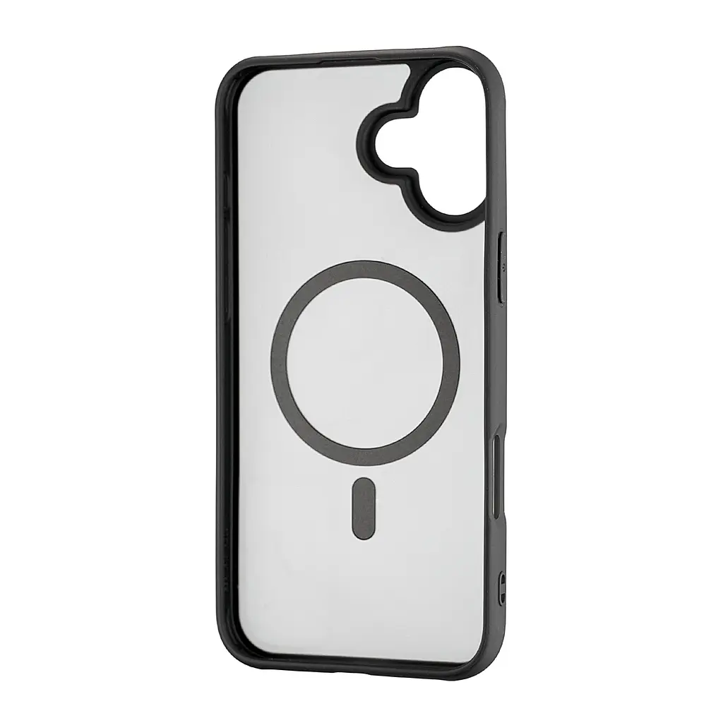 Чохол Silicone Matte Case with MagSafe iPhone 16 Plus Black - фото 2