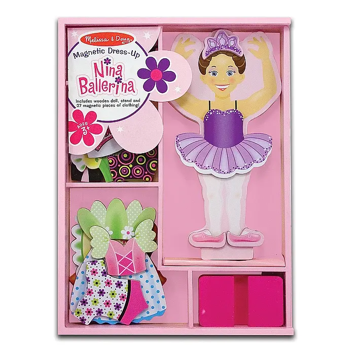 Магнітний набір Melissa&Doug Одягни Ніну-балерину (MD3554) - фото 5