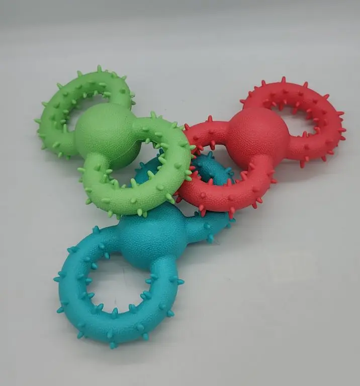 Жувальна іграшка для собак Bonny figure 8 bone-piercing, Зелений - фото 3