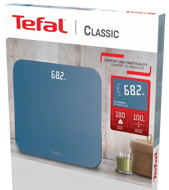 Весы напольные Tefal Classic темно-синий 180 кг (PP1905V0) - фото 10