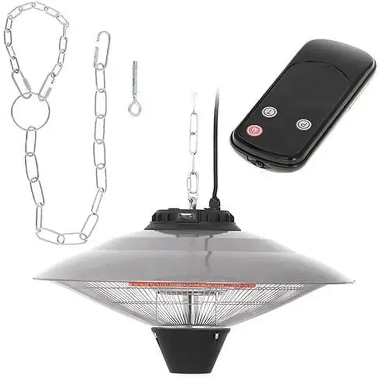 Обогреватель инфракрасный Gerlach GL 7735 патио уличный подвесной на террасу металлический - фото 3