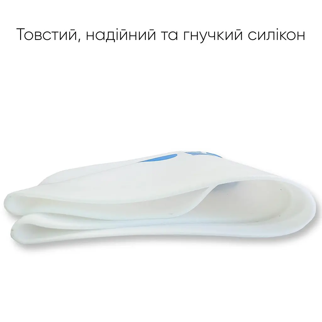 Доросла Шапочка для плавання Renvo Selva Swim Уні Білий Синій OSFM (2SC500-0304) - фото 8