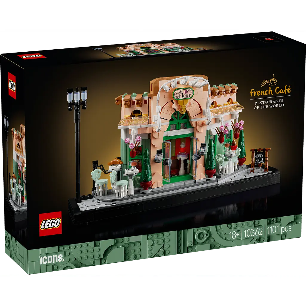 Конструктор LEGO Icons Французское кафе 1101 деталь (10362) - фото 2