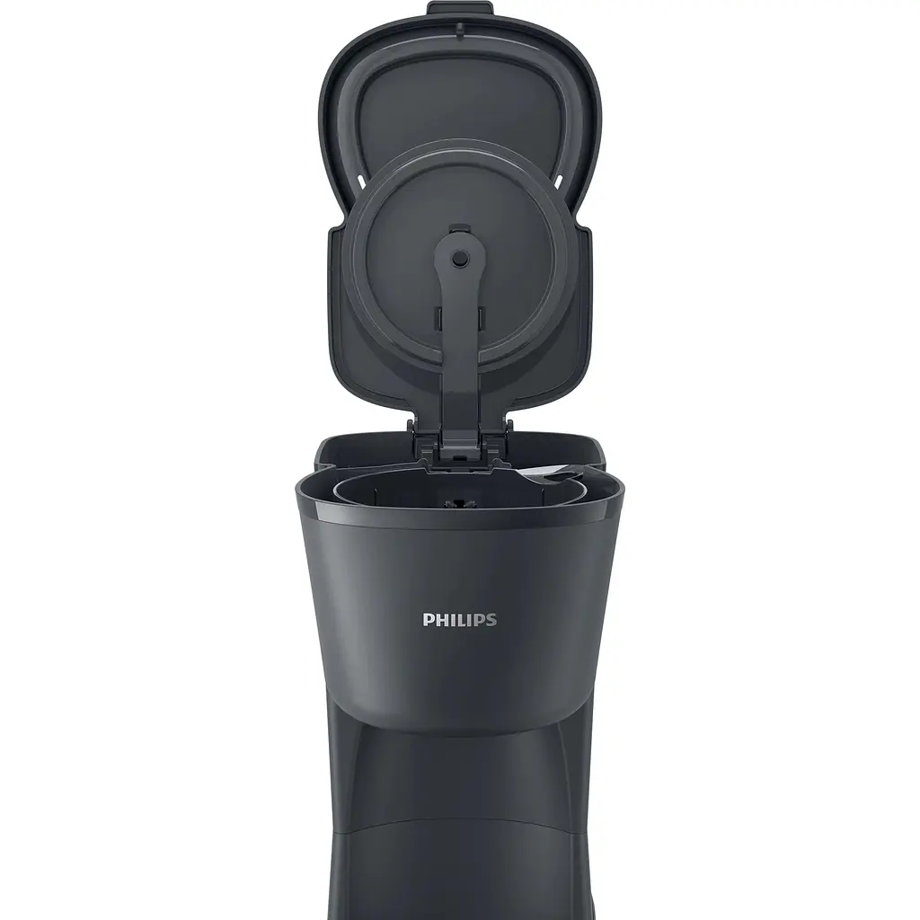 Кофеварка капельная Philips Essentials Collection темно-серая (HD7430/90) - фото 2