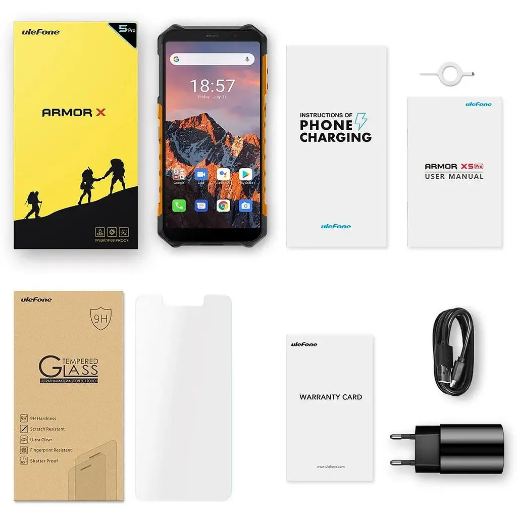 Смартфон Ulefone Armor X5 Pro 4/64GB Orange - фото 9
