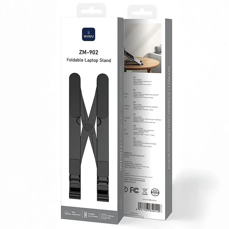 Підставка для ноутбуку Wiwu ZM-902 Laptop Stand Black - фото 2