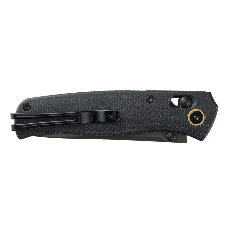 Ніж складаний туристичний SRM Medal 255L-MB3 (8.2 см) 140Cr / Micarta чорний - фото 7