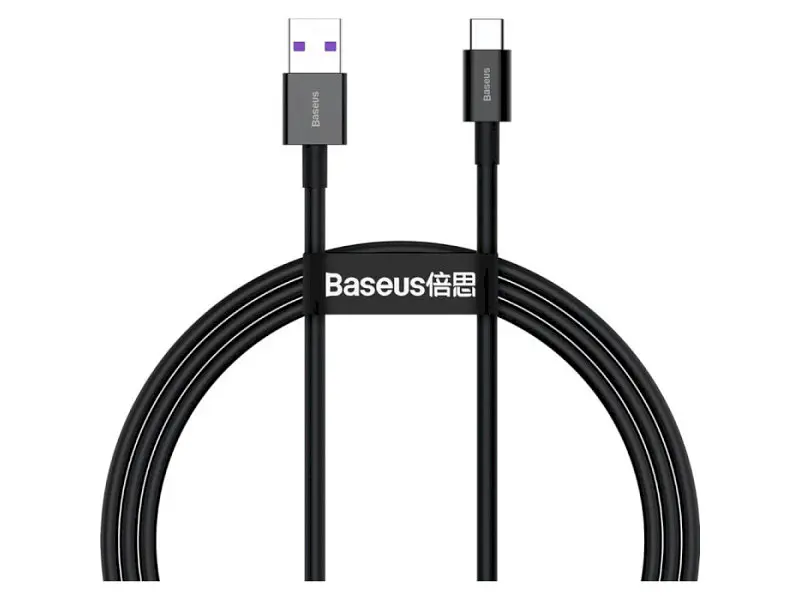 Кабель BASEUS Superior Series Fast Charging Type-C PD 2m Black (CATYS-A01)