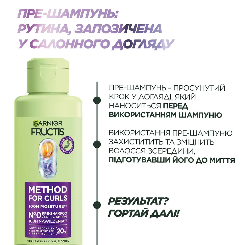 Пре-шампунь Garnier Fructis Hydra Curls для увлажнения волнистых и вьющихся волос 200 мл - фото 5