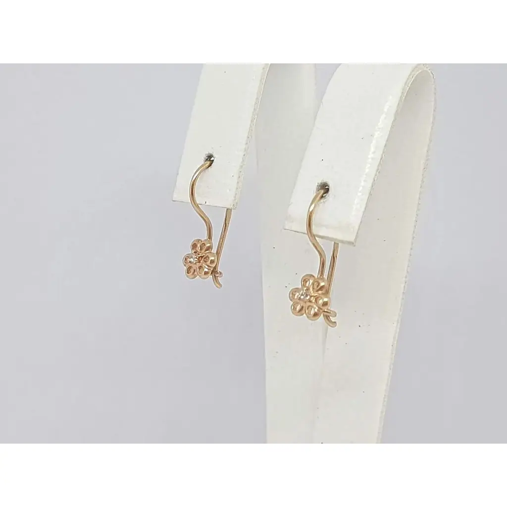 Золоті сережки Імперія золота з фіанітами. ДС044И - фото 2