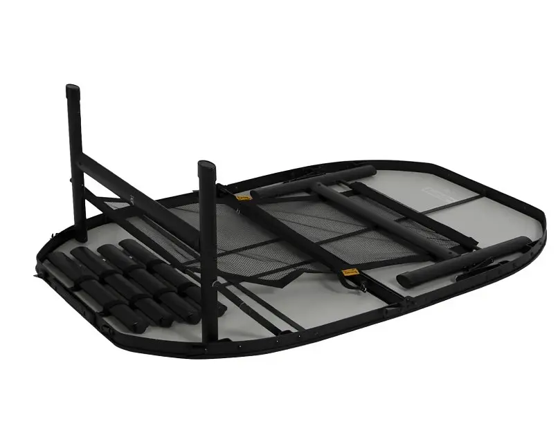 Стол Bo-Camp Northgate Oval 120x80 cm Black/Grey (1404187) - фото 5