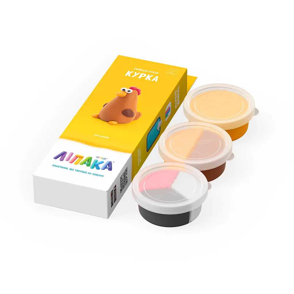 Набір пластиліну що самостійно твердіє Липака Свійські Птахи: курка (30095-UA01) - фото 3