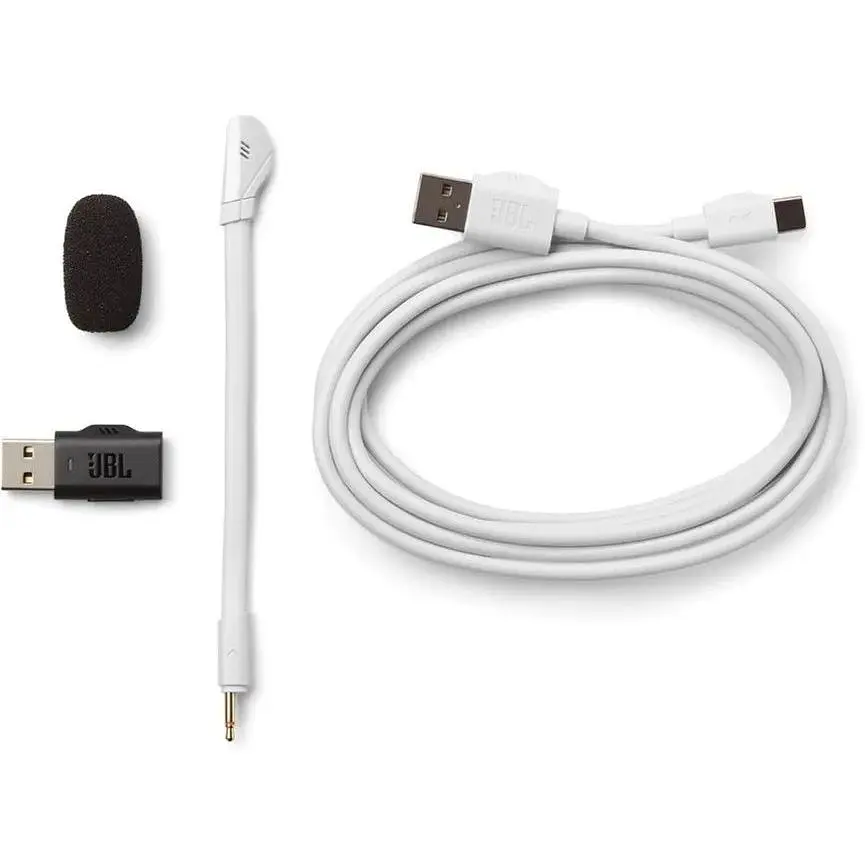 Наушники JBL Quantum 360 Wireless White (JBLQTUM360WHT) - фото 9