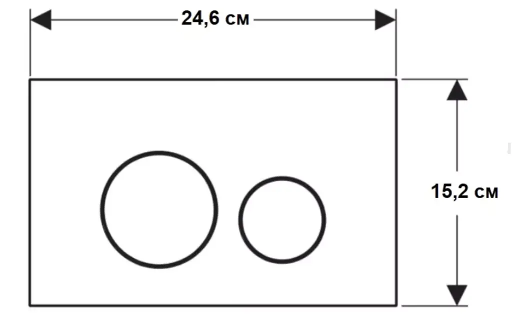Клавіша змиву Geberit Sigma40 Round скло чорне глянцеве, Чорний 115.628.SJ.1 - фото 3