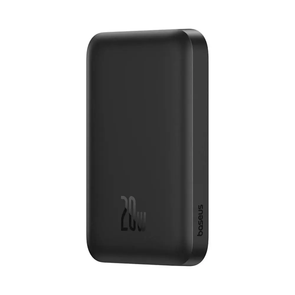 Зовнішній акумулятор Baseus Magnetic Mini Air Wireless Fast Charge Power Bank 6000mAh 20W Cluster Black（With Simple Series Charging Cable Type-C to (P10059002113-00) - фото 4