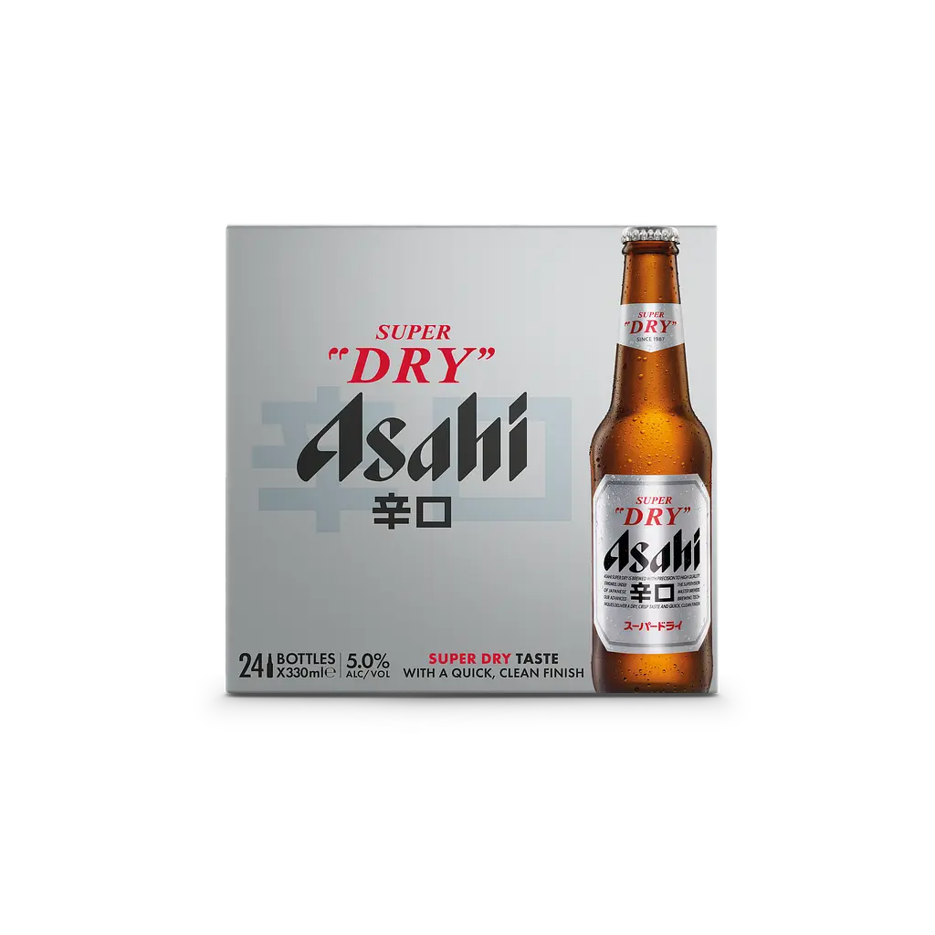 Упаковка пива Asahi Super Dry світле 5.2% 7.92 л (0.33 л x 24 шт.) - фото 4