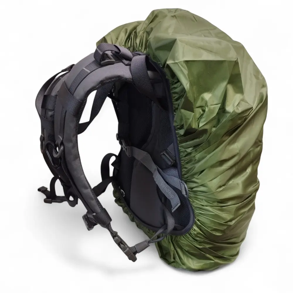 Чехол для рюкзака 60 л PackProof со стропой олива - фото 3