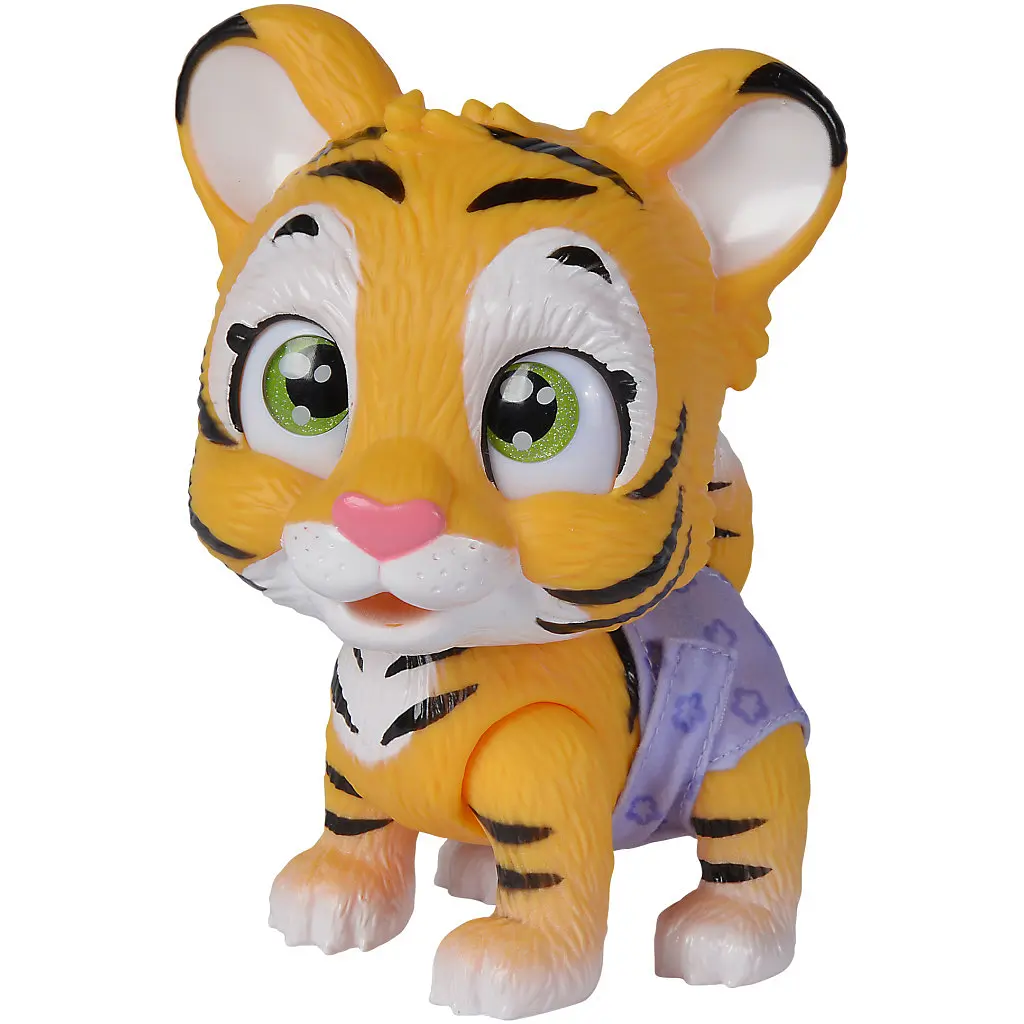 Ігровий набір Simba Pamper Petz Тигреня, що п'є і писає з кольоровою лапкою 3 аксесуарів-сюрпризу (5953575) - фото 7