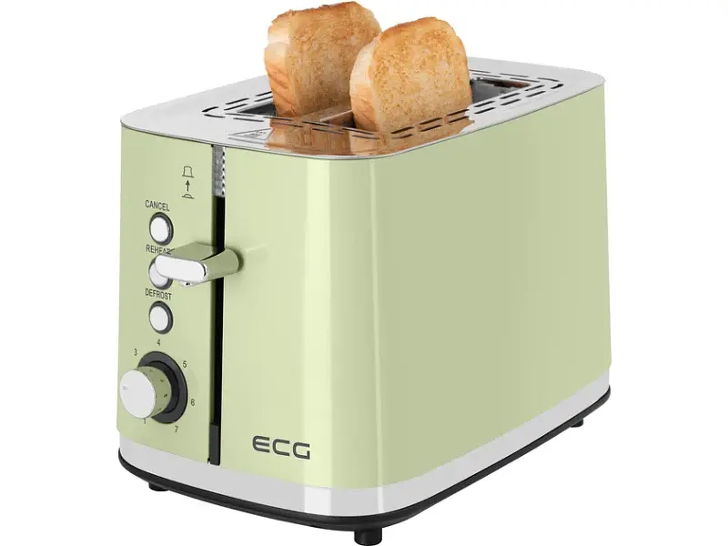 Тостер ECG ST 2766 Vintage Olive - фото 3