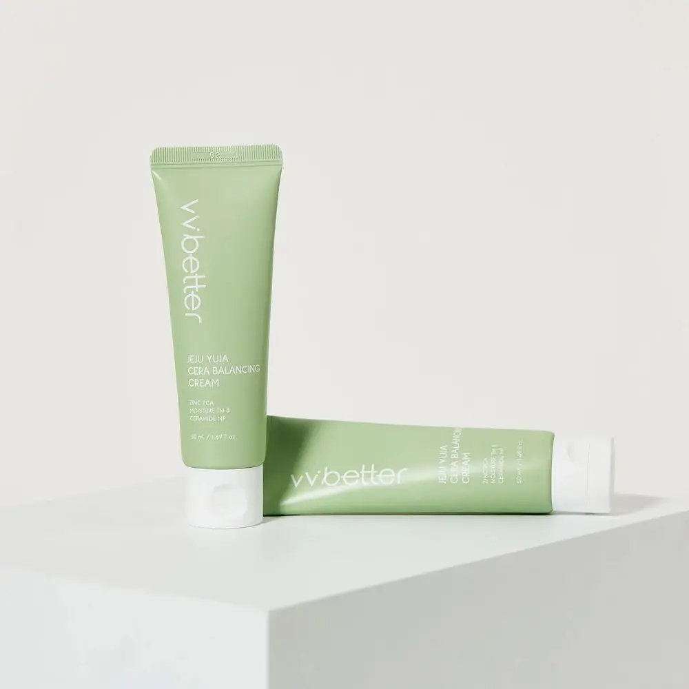 Крем балансуючий з екстрактом юдзу та церамідами Jeju Yuja Cera Balancing Cream VVbetter 50 мл - фото 3