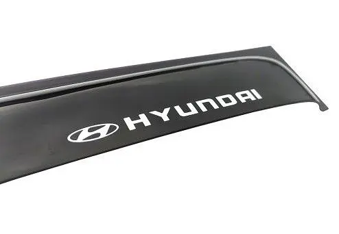 Дефлектори вікон ветровики Hyundai Getz 2002-2010 Скотч 3M Voron Glass - фото 2