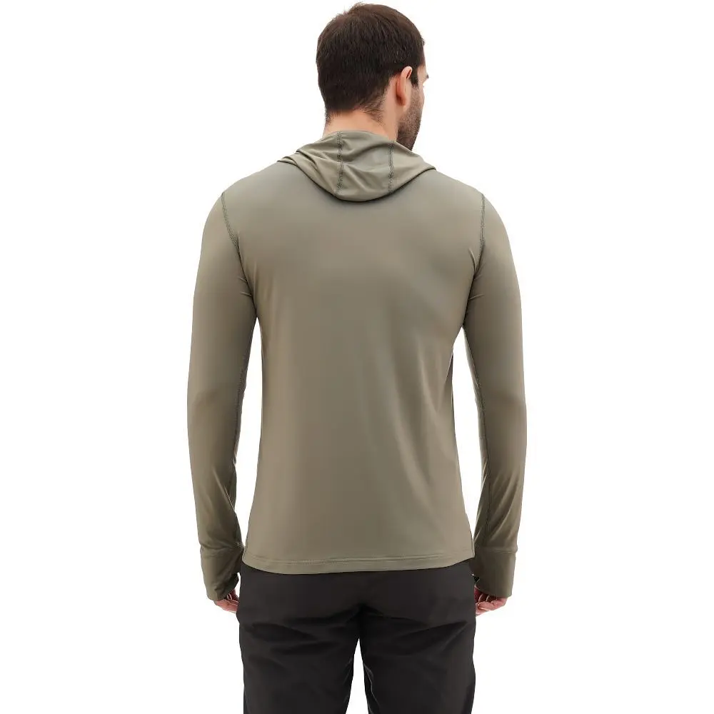 Термофутболка чоловіча Turbat Hike Lite LS Hood Mens XXL Світло-оливковий - фото 2