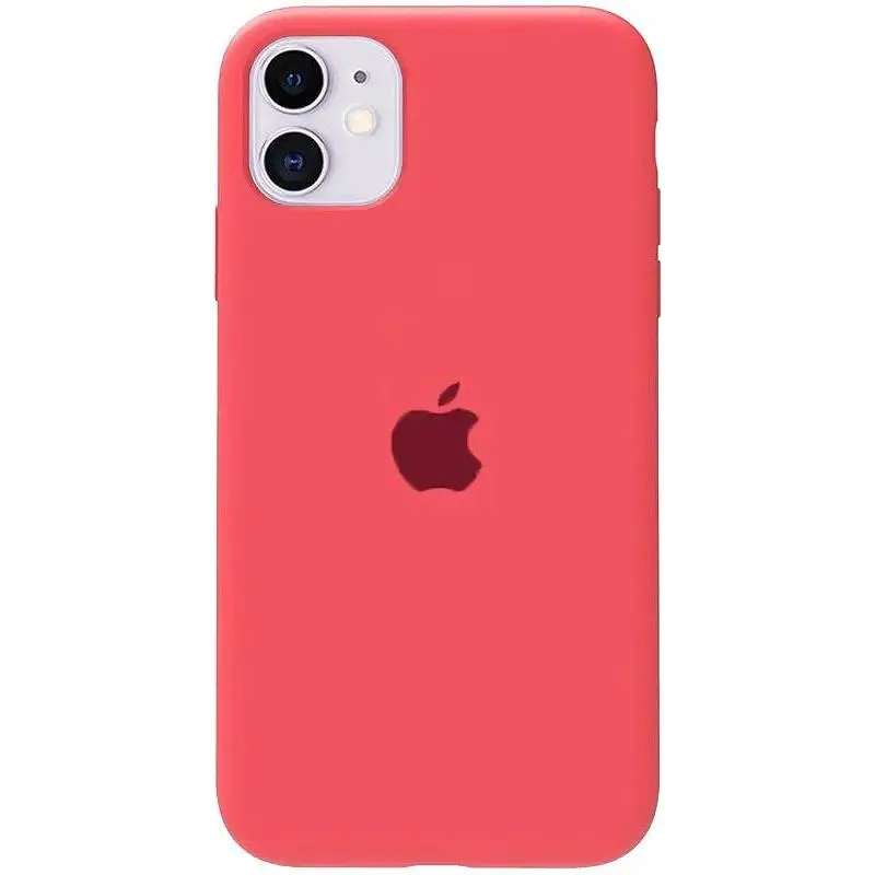 Чохол-накладка Toto Silicone Full Protection Case Apple iPhone 11 Peach Pink - фото 3