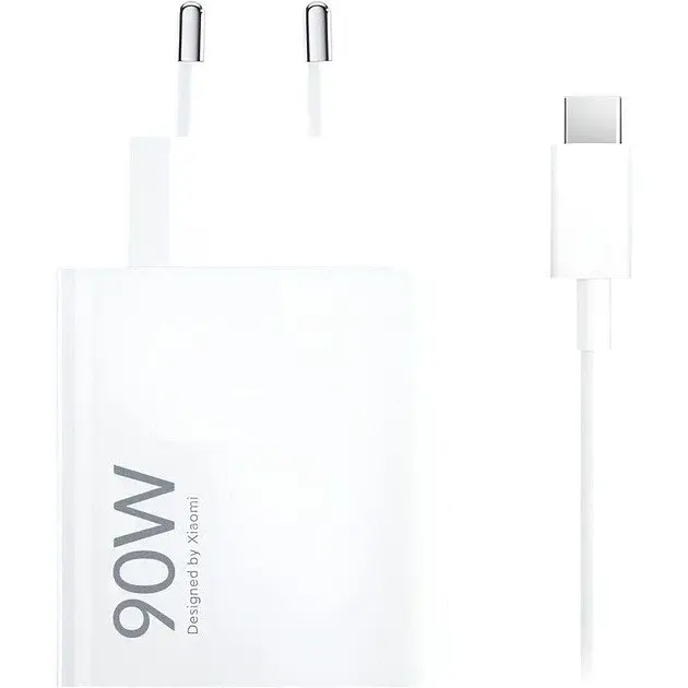 Сетевого зарядного пристрою Xiaomi HyperCharge Combo 90W Білий (BHR07ZBEU)