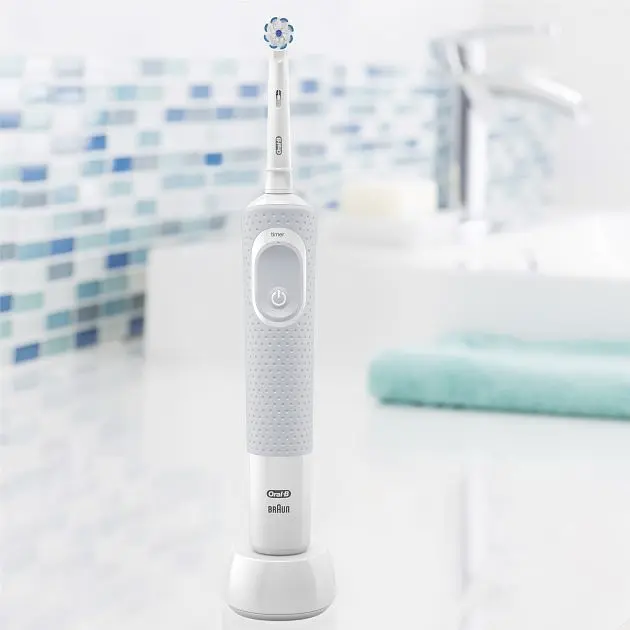Електрична зубна щітка Oral-B Vitality 100, білий - фото 4