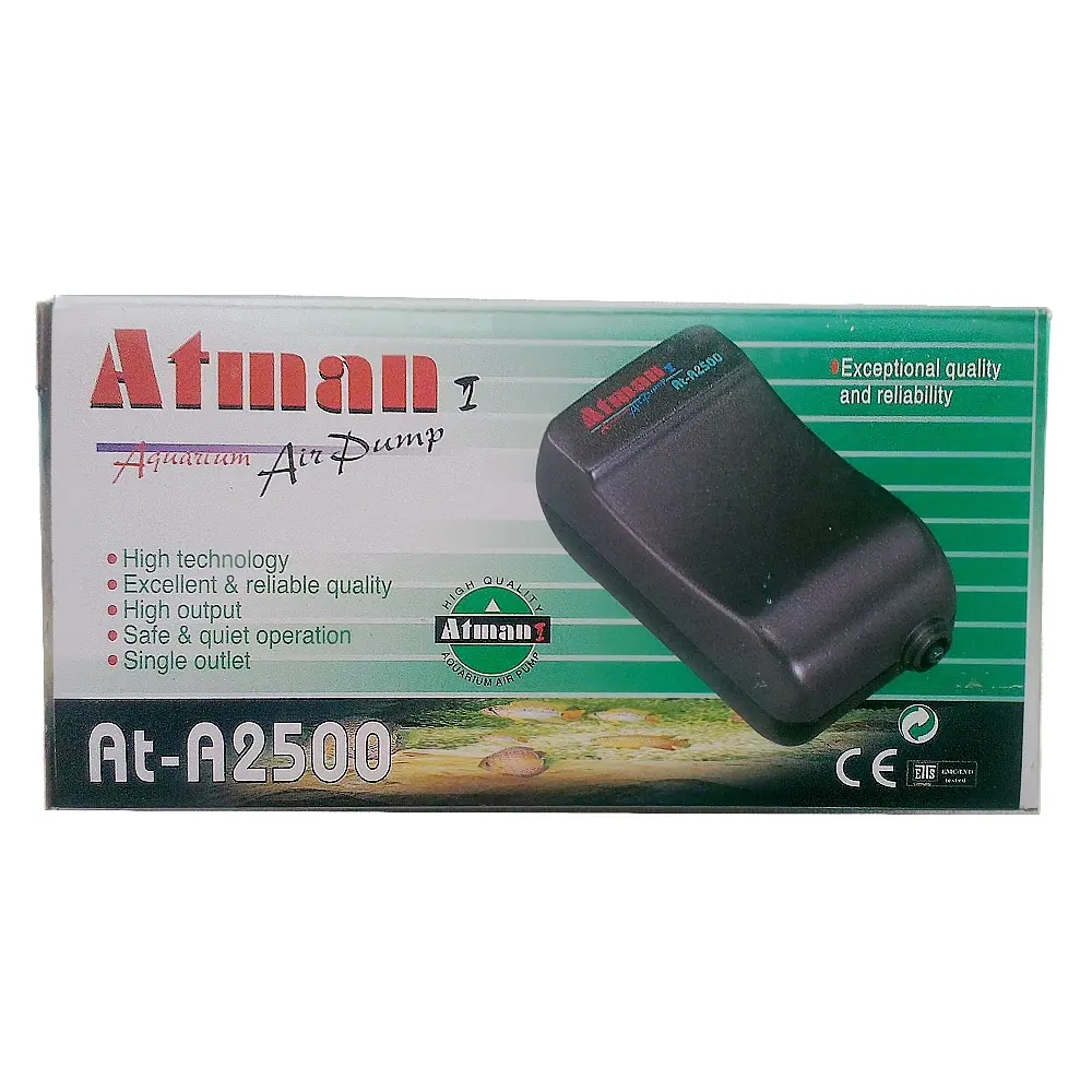 Компресор для акваріума Atman AT-A2500 2.5 Вт 2 л/хв до 120 л 1015002 - фото 2