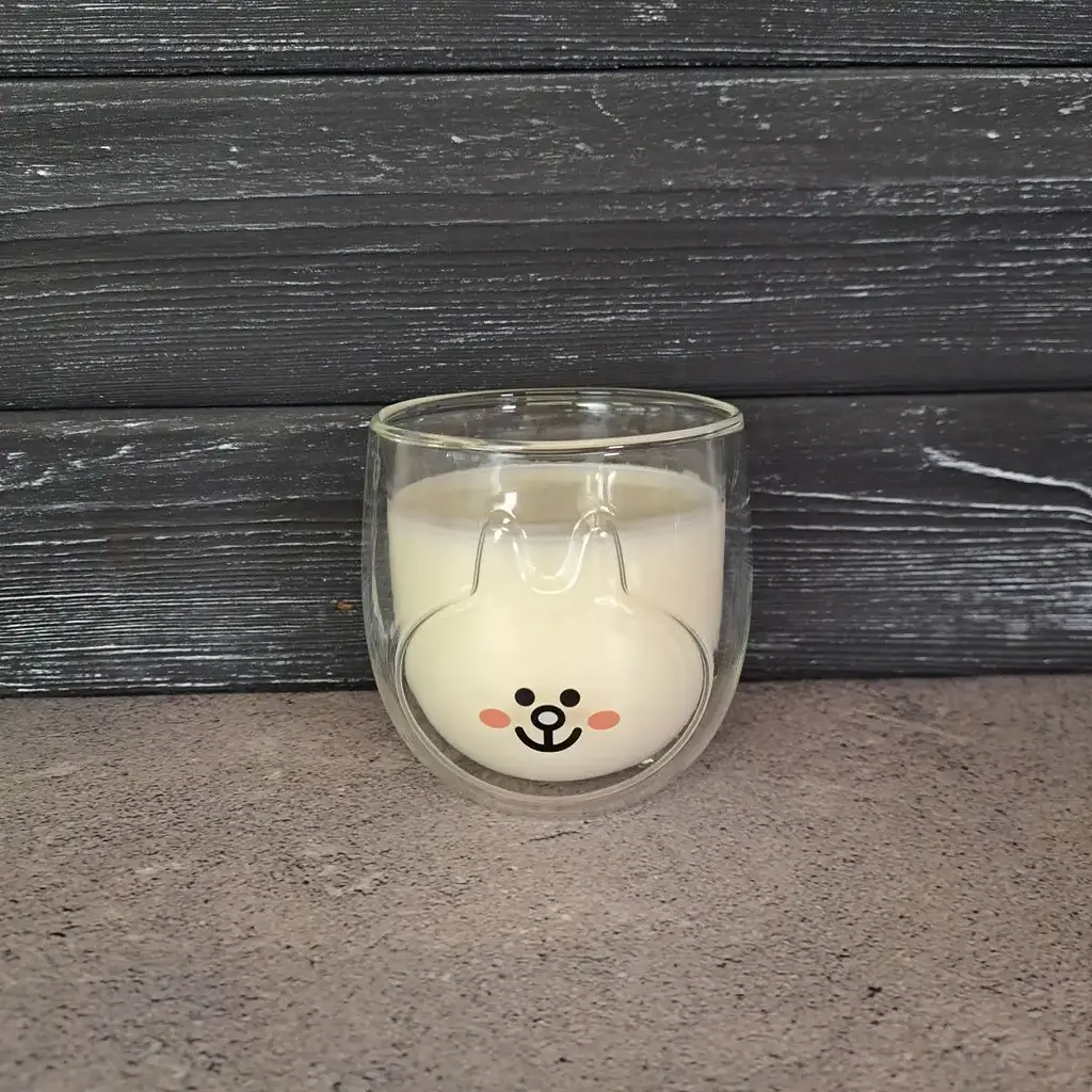 Набір склянок Vittora Rabbits з подвійним дном 300 мл 2 шт. (133107) - фото 2