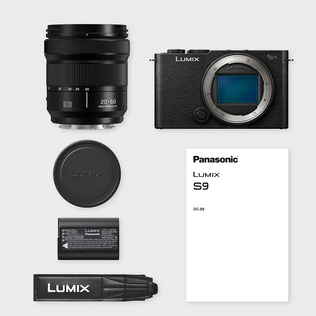 Цифрова фотокамера Panasonic Lumix S DC-S9KE-K Kit S-R2060E f/3.5-5.6 Jet Black - фото 5