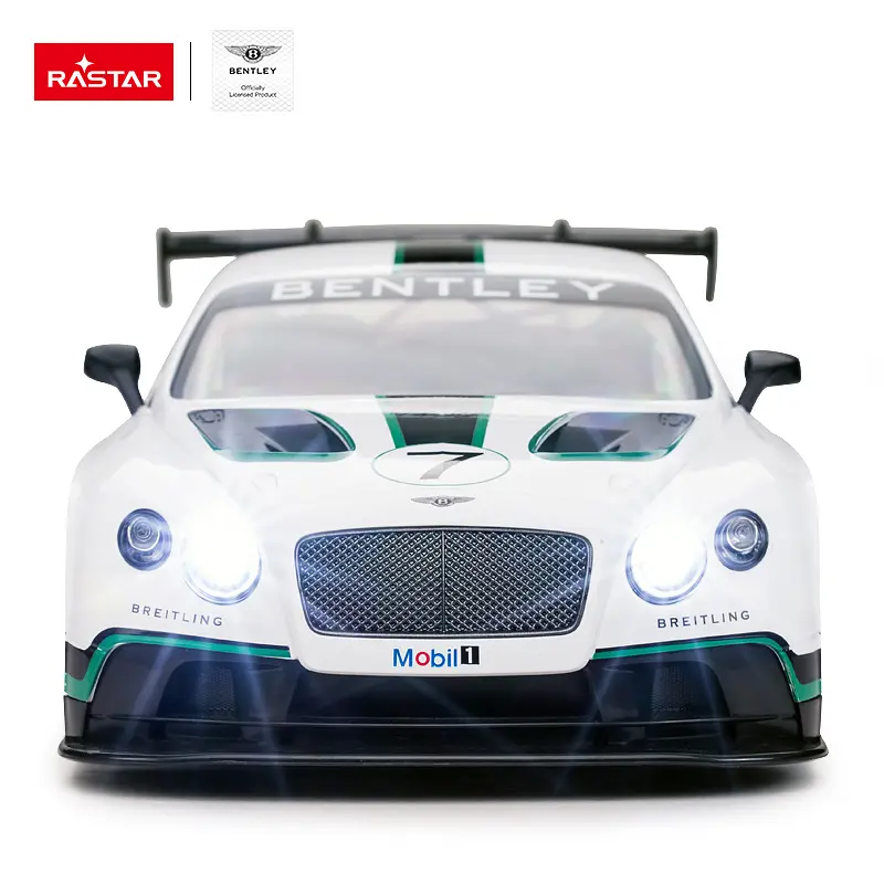 Машинка Bentley Continental GT3 белый RASTAR модель 1:14 Автомобиль на дистанционном управлении + пульт 2,4 ГГц - фото 3