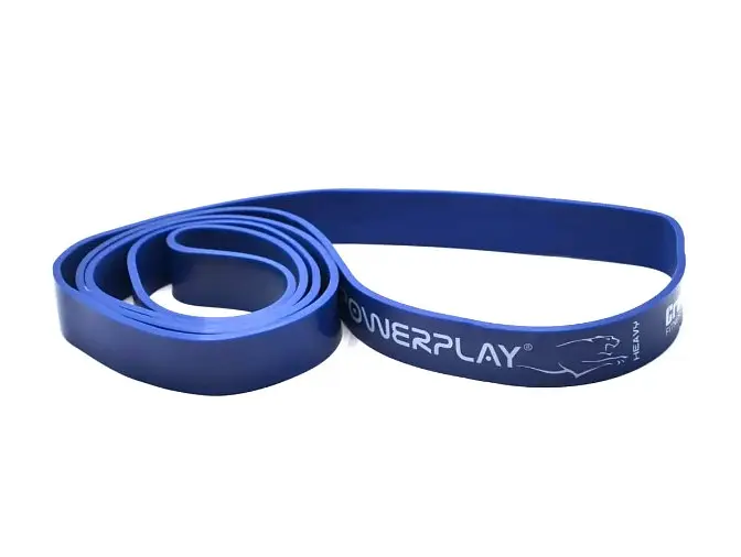 Еспандер-петля PowerPlay 4115 Power Band (гумка для фітнесу і кроссфіту) Синя (20-45kg) (PP_4115_Blue_(20-45kg)) - фото 2