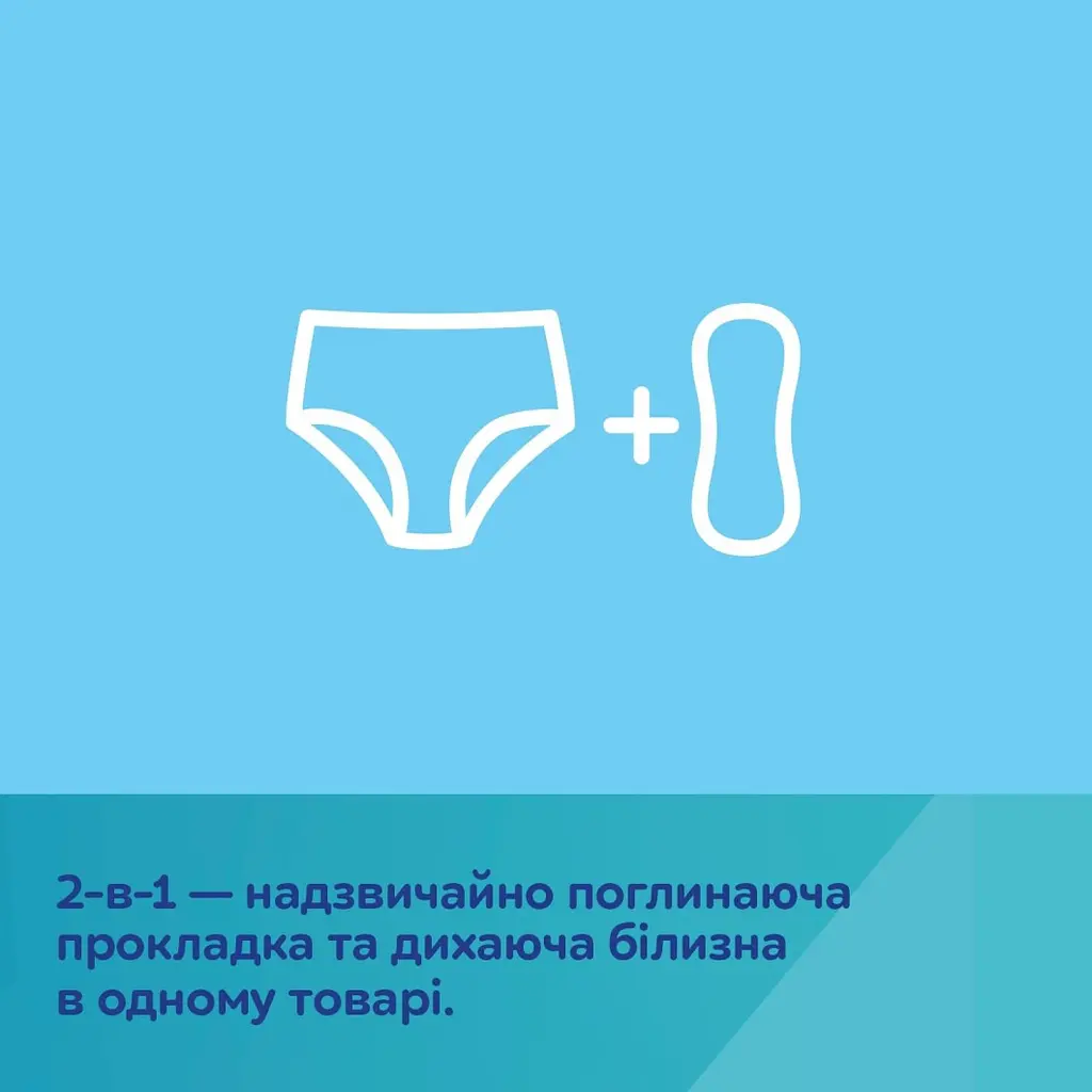 Дихаючі та ультрапоглинаючі одноразові трусики Canpol babies з післяпологовою прокладкою 2в1 L/XL (78/012) - фото 4